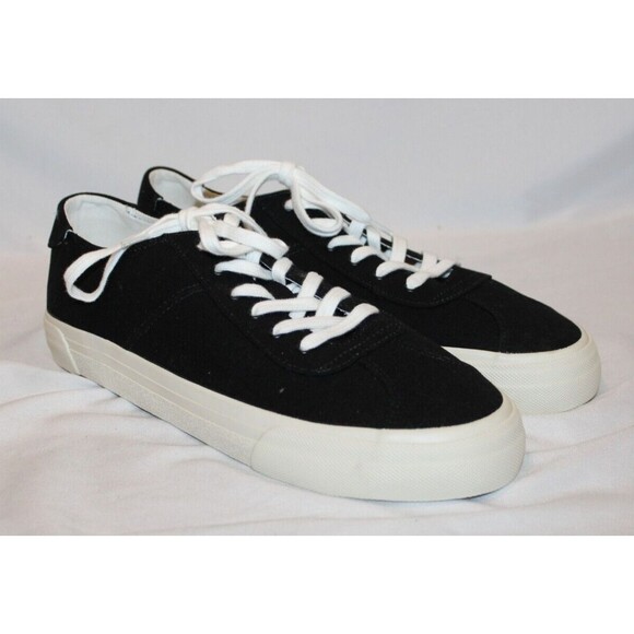 Madewell Sidewalk Canvas Shoes Low Top Sneakers Black Size‎ Men’s 10.5 NEW! main image 7